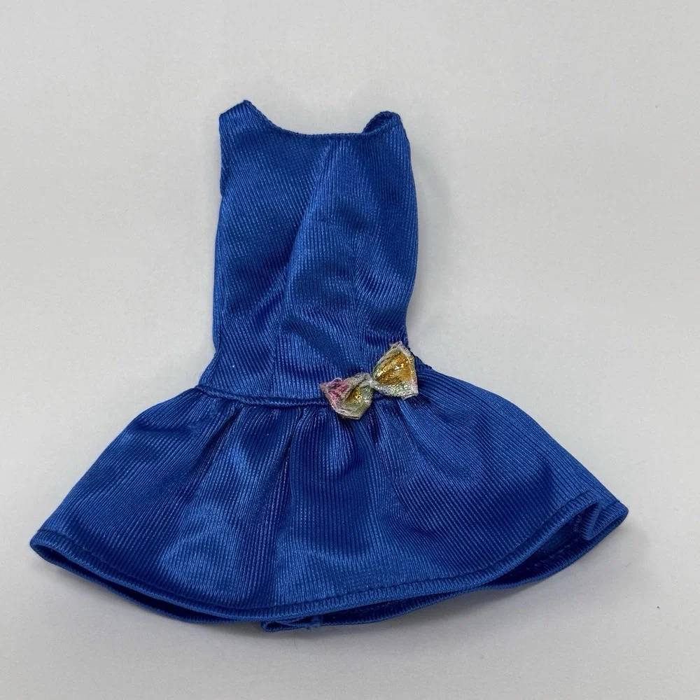 Mattel Barbie Fashion Dress Royal Blue Original Barbie‎ Short Dress Pink Tag